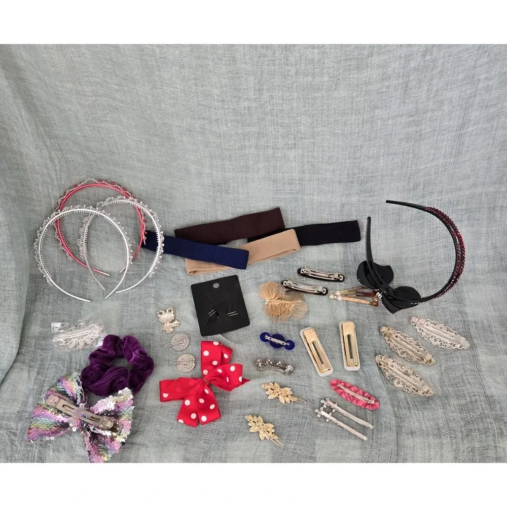 Girls Hair Accessory Lot Wear Craft and‎ Repair